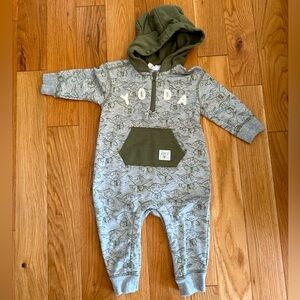 Gap Baby x Star Wars Romper with Grogu Ears Hood, 6-12 months